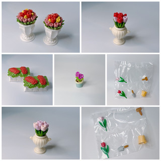 Thanh lí đồ chơi phụ kiện nhà thỏ vườn cây, chậu hoa Sylvanian Families S148-154