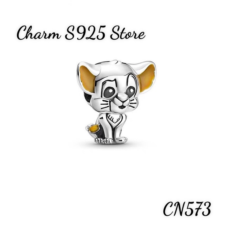 CHARM PAN ALE HÌNH CON MÈO BẠC S925 THUẦN KHIẾT HÀNG CAO CẤP