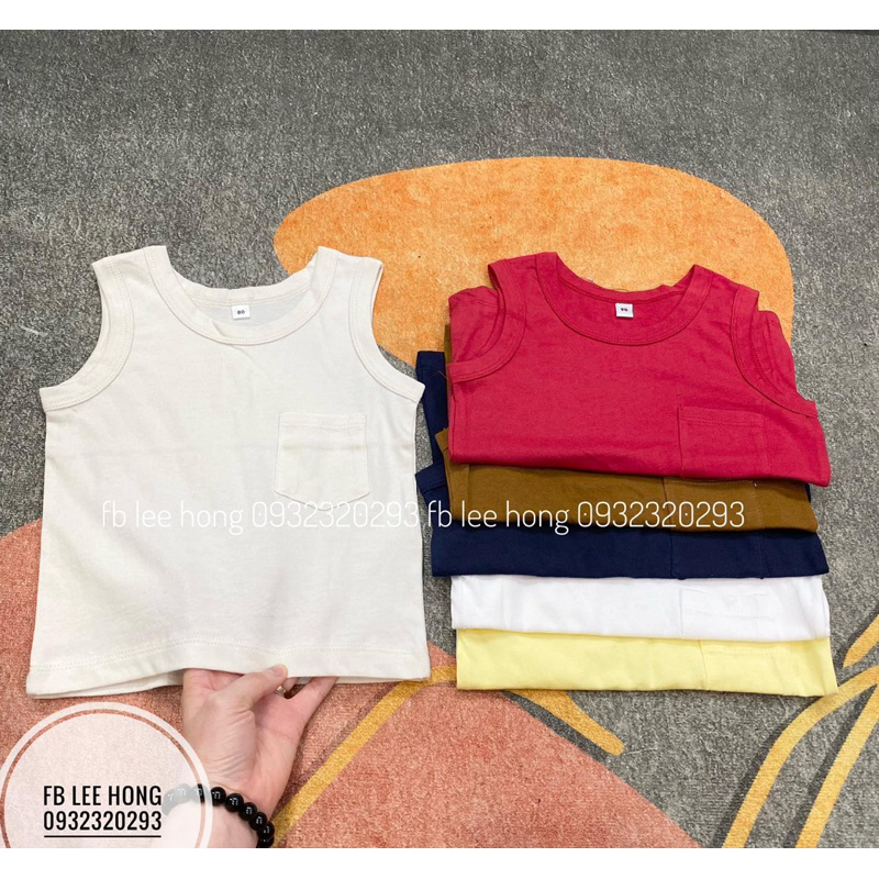 set 3 áo ba lỗ muji