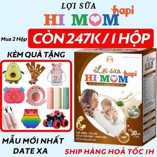Lợi sữa hi mom - giúp tăng tiết sữa, mát sữa, thông tắc tuyến sữa, lợi sữa hapi