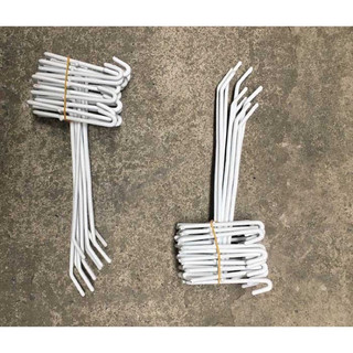 MÓC TRƯNG BÀY CÀI LƯỚI SẮT TRẮNG 15cm