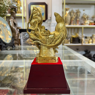 tượng đầu rồng thời lý  cao 15cm