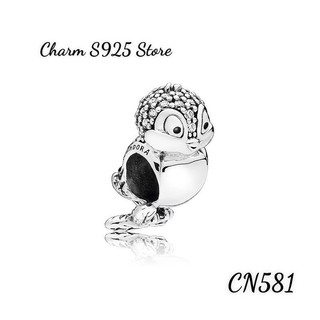 CHARM PAN ALE BẠC S925 THUẦN KHIẾT CON CHIM HÀNG CAO CẤP