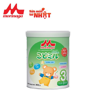 Sữa Morinaga số 3 Kodomil lon 850g - cho bé từ 3 tuổi trở lên- Hương dâu/ vani