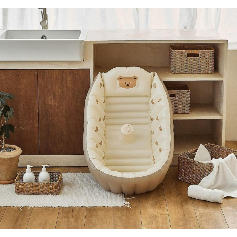 Chậu tắm phao kiêm bể bơi Bar rot Hàn Quốc cho bé