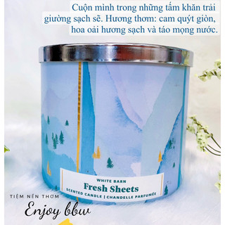 Nến thơm 3 bấc Bath &Body Works 411gr