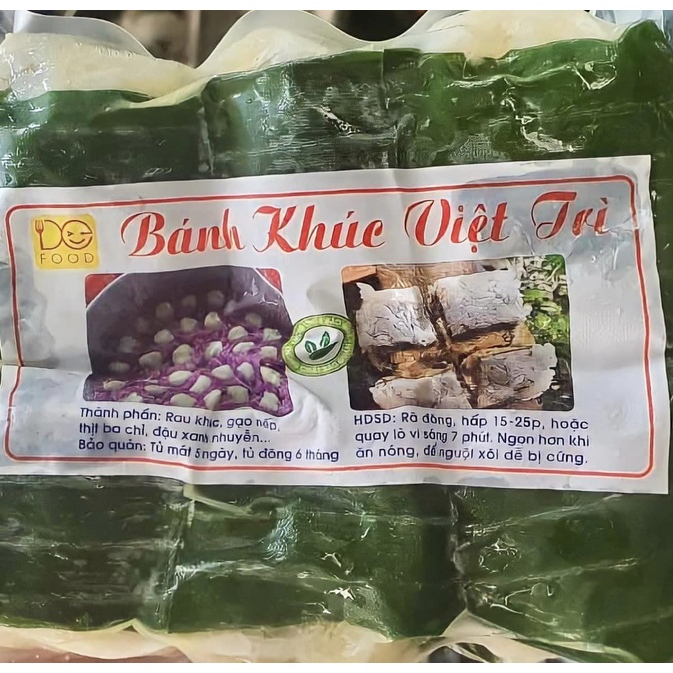 Bánh khúc gạo nếp - bánh khúc gạo lứt mềm dẻo - Việt Trì Phú Thọ set 6c