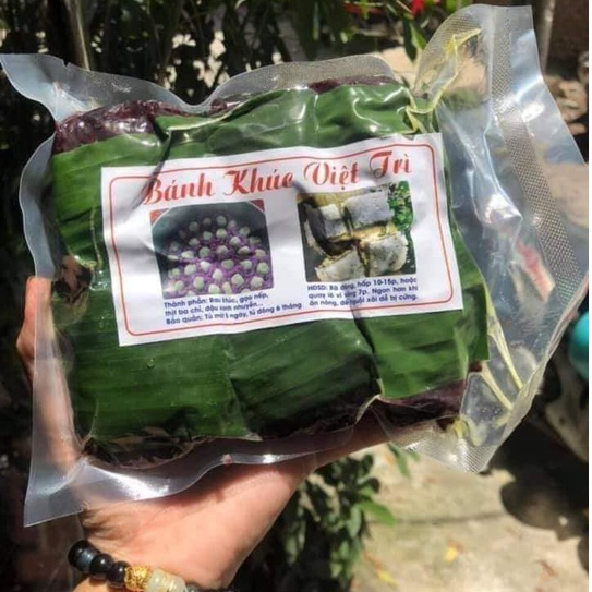 Bánh khúc gạo nếp - bánh khúc gạo lứt mềm dẻo - Việt Trì Phú Thọ set 6c