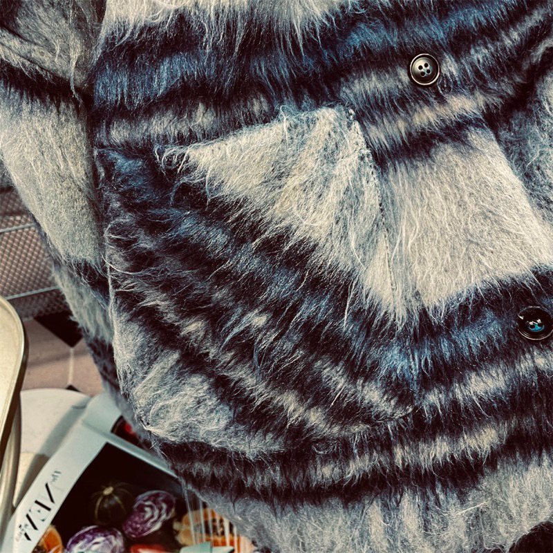 <<Có sẵn>> Áo khoác caro phối màu lông mềm phong cách Hàn quốc dành cho nam cá tính năng động mùa Xuân hè