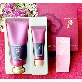 Set sữa rữa mặt whoo đỏ làm sạch, cải thiện nếp nhăn, ngăn ngừa mụn