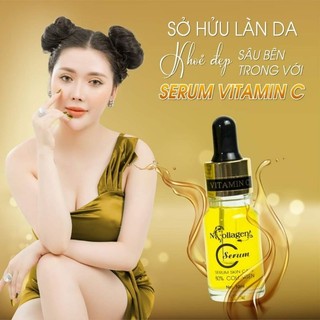 Serum vitamin C; giúp tăng sinh collagen,căng mịn, dưỡng ẩm