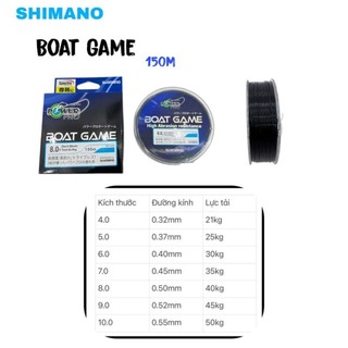 Cước câu Boat Game , 150m- dai- Khỏe
