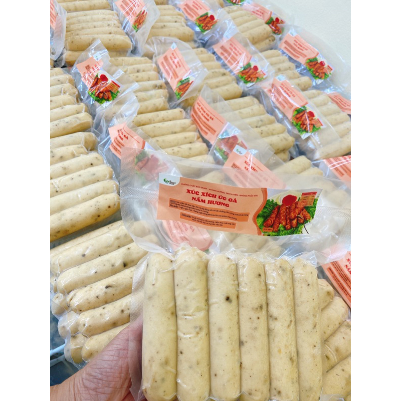 Xúc xích gà nấm healthy - Giảm cân - 500g