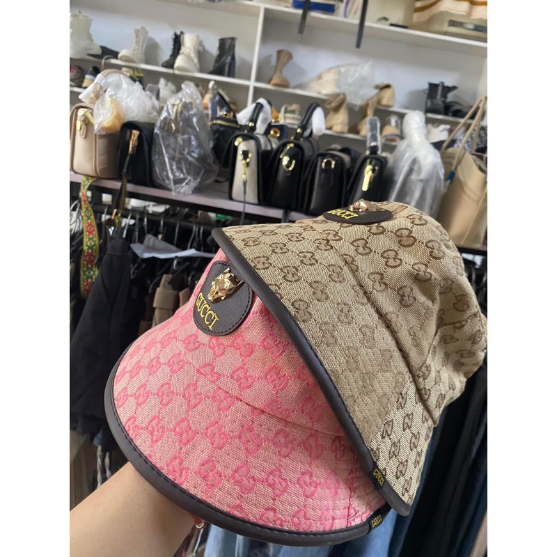 MŨ BUCKET GUCCI SÓI THỜI TRANG