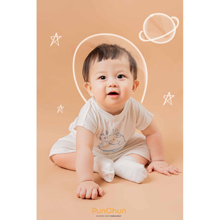 Punchun bộ cộc sát nách cho bé SS23