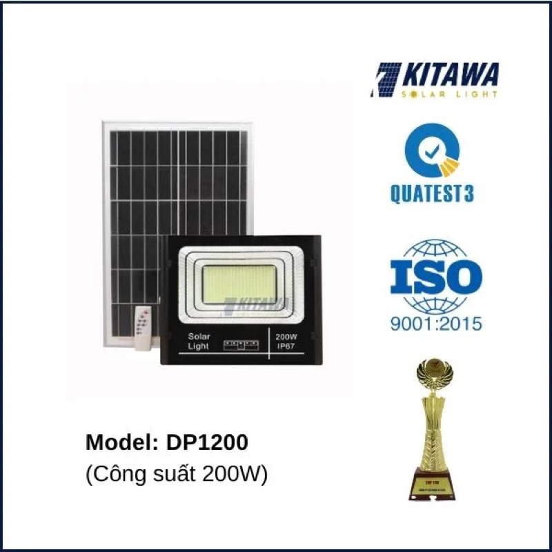 ĐÈN PHA NĂNG LƯỢNG MẶT TRỜI KITAWA 60W-100W-200W-300W