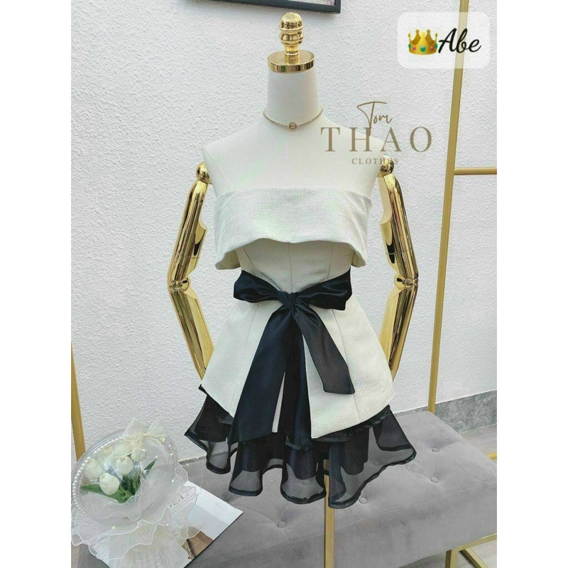 Chân váy voan kín tầng công chúa , Chân váy ngắn xếp ly 2 tầng xoè lưng cao 🐝🐝🐝U9988