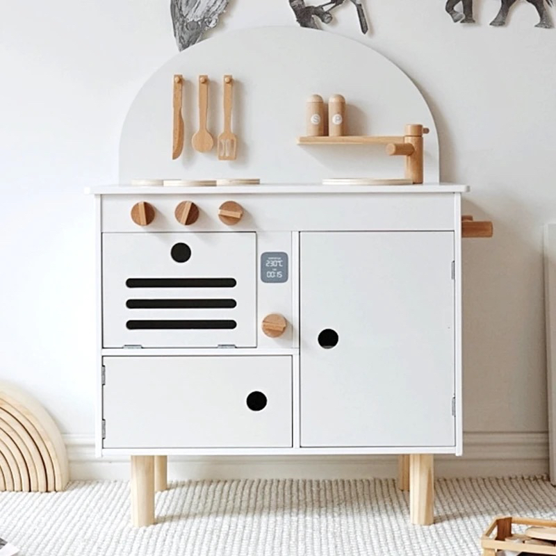 Đồ chơi gỗ - Bếp nấu ăn phong cách Nhật cao 78 cm