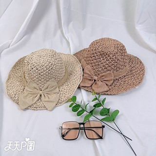 Nón cói móc tay nơ to tiểu thư