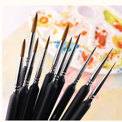 Bút tỉa béo đi nét, ke nét dùng vẽ chi tiết màu Acrylic, màu nước, Gouache dễ sử dụng