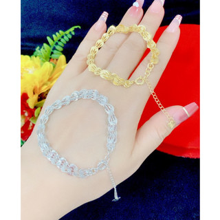 Lắc tay nữ mạ vàng or bạch kim kiểu dáng đuôi phụng LN02230323