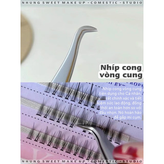 Nhíp gắp mi cao cấp, nhíp gắp mi từng cụm, từng sợi, đủ size