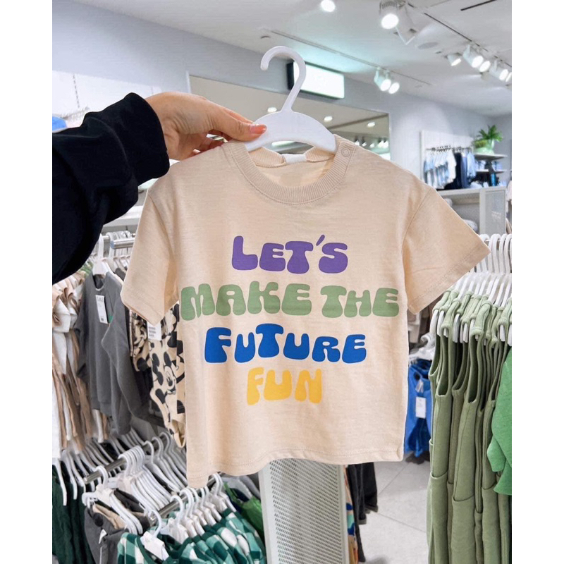 Áo phông cộc tay cho bé HM auth