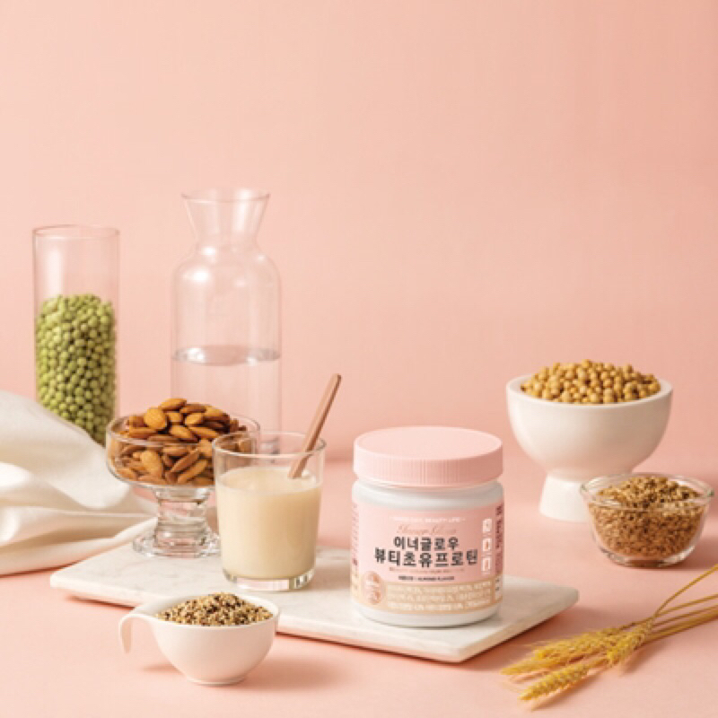 Bột đạm collagen căng bóng protein làm đẹp Inner Glow vị hạnh nhân 182g