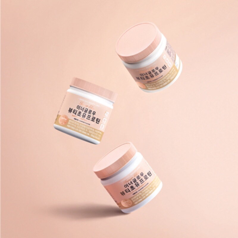 Bột đạm collagen căng bóng protein làm đẹp Inner Glow vị hạnh nhân 182g