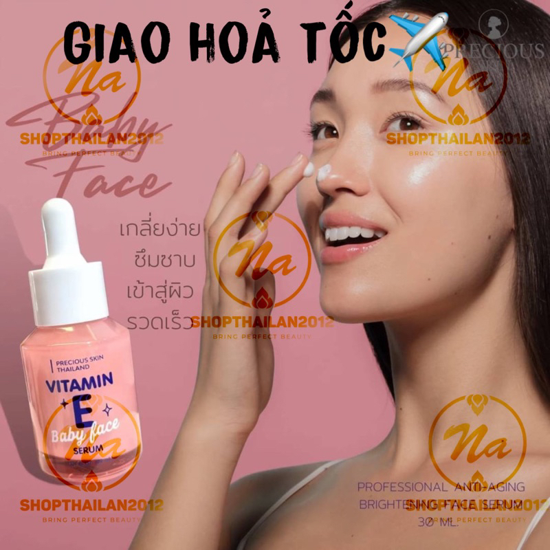 01 Chai Serum VitaminE Tinh Chất Đào 30ml Thái Lan