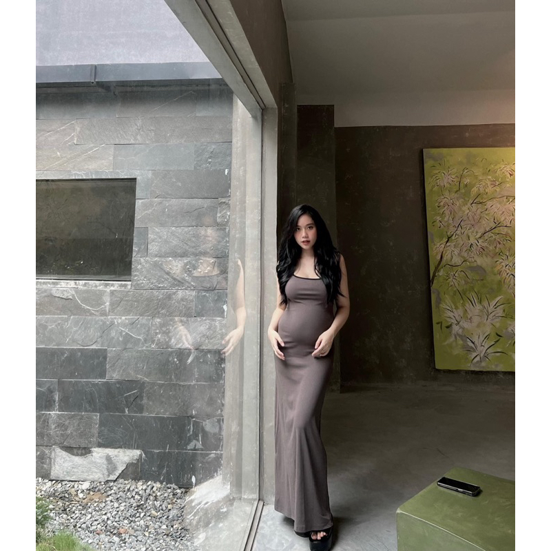 Đầm 2s body maxi đuôi cá