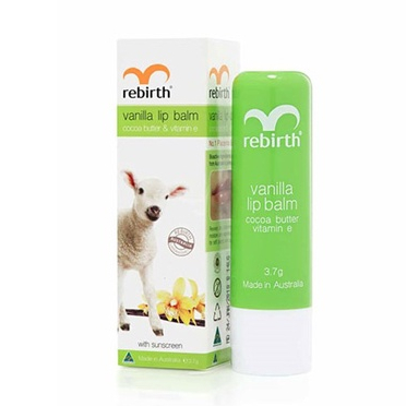 SON DƯỠNG NHAU THAI CỪU REBIRTH LANOLIN LIP BALM – MÀU XANH