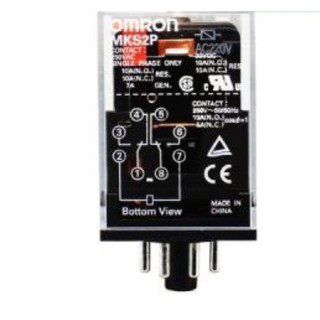 Đế /Rờ le trung gian  MKS2P AC220/DC12/DC24 8 chân tròn OMRON