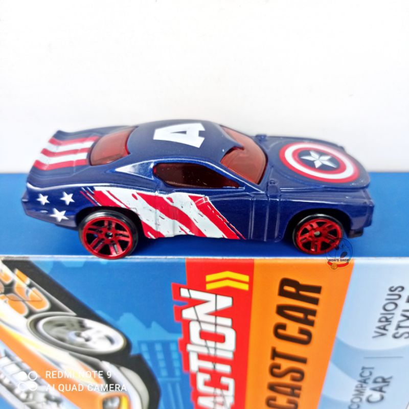 Hộp 4 chiếc xe sắt siêu anh hùng Avenger