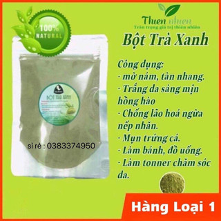 Bột trà xanh nguyên chất gói 100gam