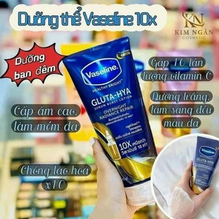 Sữa dưỡng thể vaseline 10x xanh 300ml