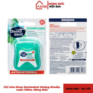 Chỉ nha khoa Dontodent an toàn cho răng nướu nhạy cảm - Hàng Đức