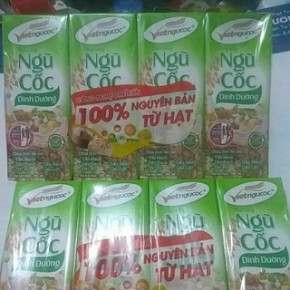 Sữa gạo lức, đậu nành, đậu xanh, hạt sen,  yến mạch Vietngucoc