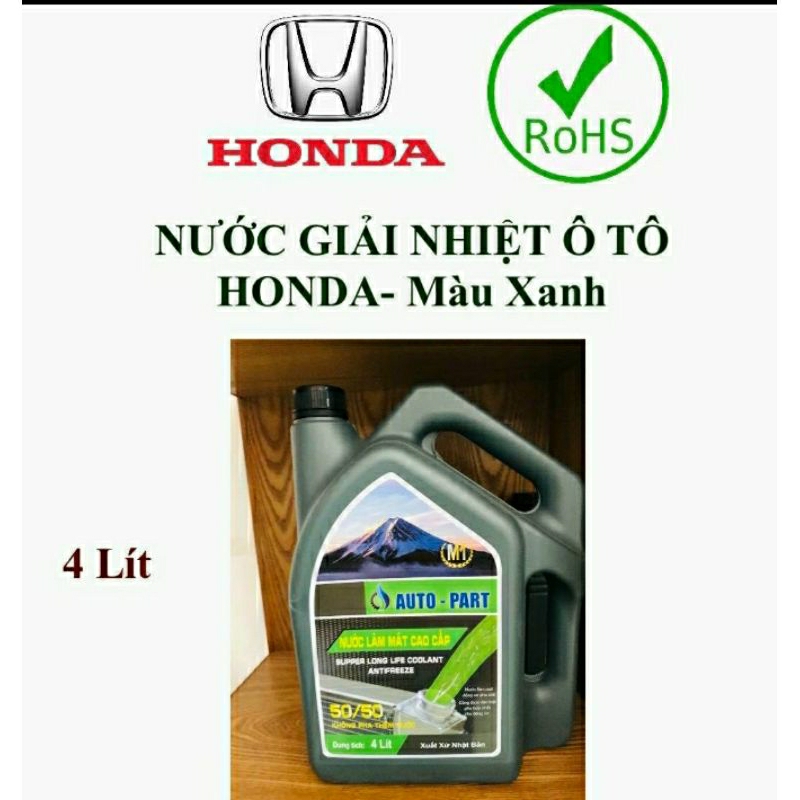 [HCM] Nước giải nhiệt ô tô Honda- Màu Xanh 1L,4L(Quà tặng), Yuri Nhật Bản