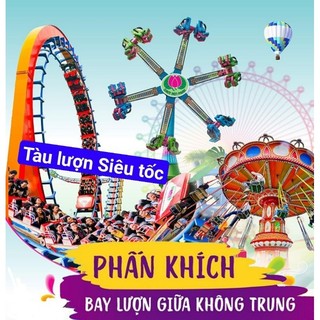 [ Hỏa Tốc ] Voucher Đầm Sen Khô trọn gói vào cổng và chơi trò chơi không giới hạn số lần chơi