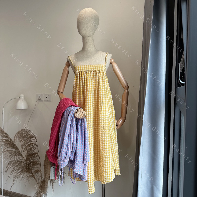 Váy Maxi Kẻ Hai Dây MPB