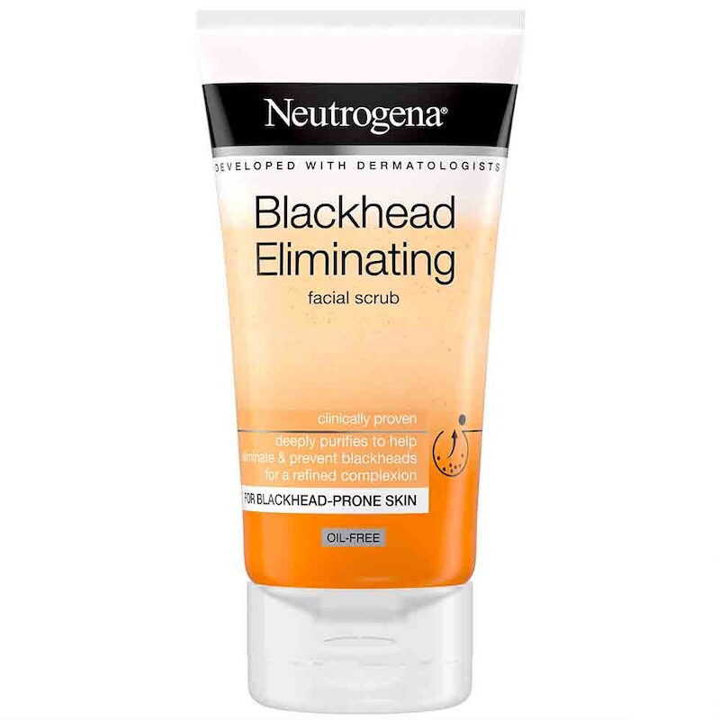 Sữa rửa mặt NEUTROGENA tẩy da chết hỗ trợ trị mụn đầu đen Blackhead Eliminating Facial Scrub 150ml