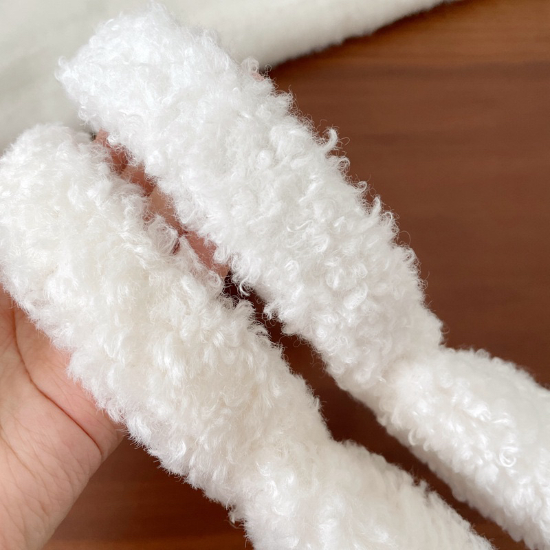 CC108 Cài tóc nữ băng đô bờm tóc thỏ lông xù dễ thương