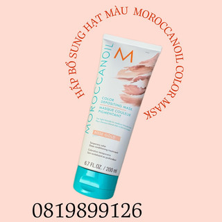 MẶT NẠ BỔ SUNG SẮC TỐ MÀU HÔNG VÀNG GOLD ROSE VÀ NHUỘM MÀU BÁN VĨNH CỮU CHO TÓC MOROCCCANOIL COLOR DEPOSITING MASK 200ML