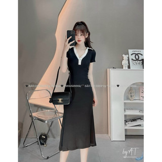 Váy polo cổ khuy