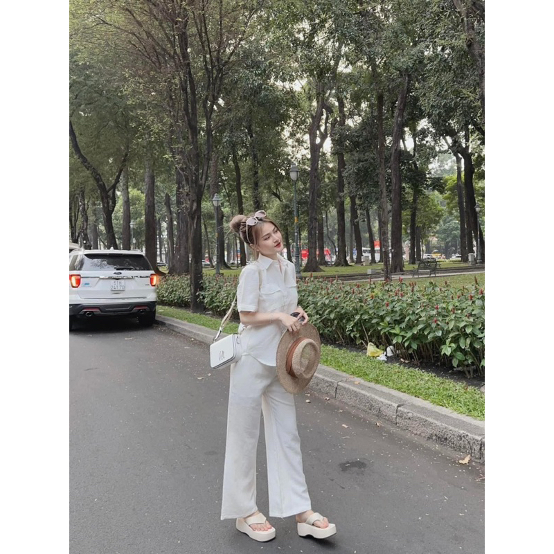 BỘ SƠ MI ĐŨI TÚI NGỰC