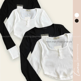Croptop Tay Loe Vạt Bầu TamieClothing