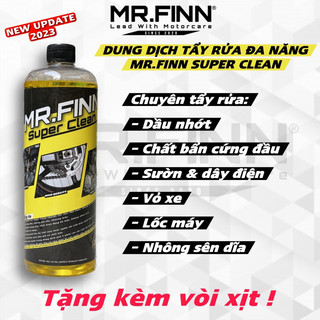 Dung dịch tẩy rửa đa năng Mr.Finn Super Clean - Hàng Chính Hãng