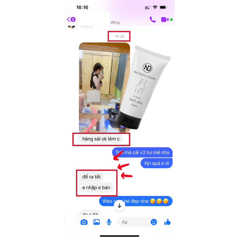 KEM BE CHARM XOÁ THÂM VÒNG 3