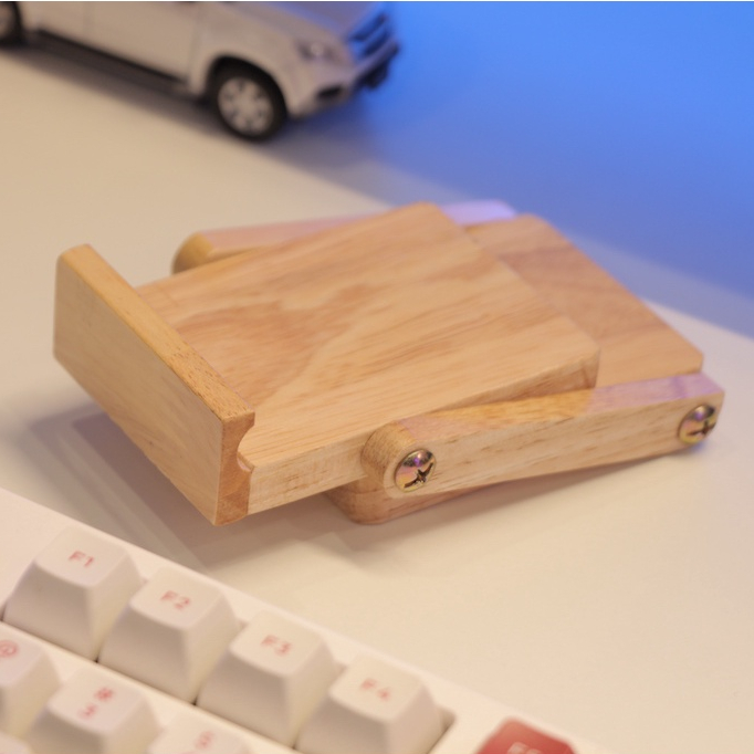 Giá đỡ điện thoại bằng gỗ, kệ điện thoại xếp gập nhỏ gọn Shop Gỗ Xinh
